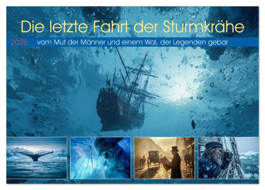 Die letzte Fahrt der Sturmkrähe (Tischkalender 2026 DIN A5 quer), CALVENDO Monatskalender - Steffen Gierok-Latniak