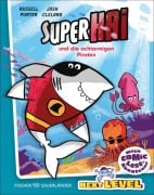 Cover-Bild zum Titel 'Superhai und die achtarmigen Piraten' von 'Russell Punter'