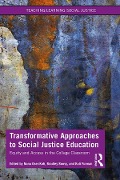 Cover-Bild zum Titel 'Transformative Approaches to Social Justice Education' von ''