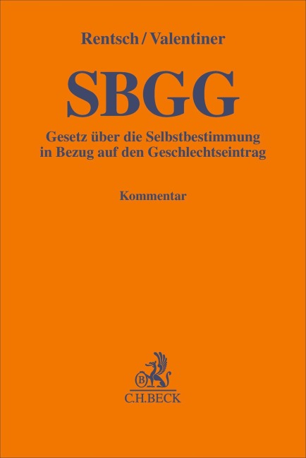 Gesetz über die Selbstbestimmung in Bezug auf den Geschlechtseintrag (SBGG) - 