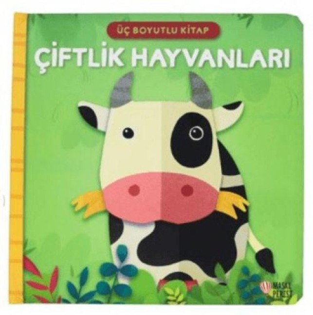 Üc Boyutlu Kitap - Ciftlik Hayvanlari Ciltli - Kolektif