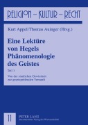 Cover-Bild zum Titel 'Eine Lektüre von Hegels Phänomenologie des Geistes' von ''