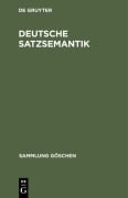 Cover-Bild zum Titel 'Deutsche Satzsemantik' von ''