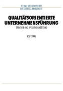 Cover-Bild zum Titel 'Qualitätsorientierte Unternehmensführung' von 'Rolf Staal'