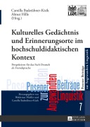 Cover-Bild zum Titel 'Kulturelles Gedächtnis und Erinnerungsorte im hochschuldidaktischen Kontext' von ''