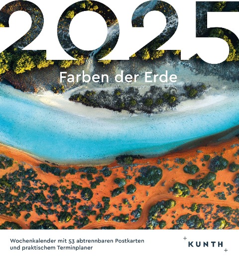 Farben der Erde - KUNTH Postkartenkalender 2025 - 
