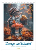 Cover-Bild zum Titel 'Zwerge und Wichtel (Wandkalender 2026 DIN A4 hoch), CALVENDO Monatskalender' von 'Steffen Gierok-Latniak'