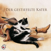 Cover-Bild zum Titel 'Der gestiefelte Kater' von 'Ute Kleeberg, Perraul Charles, Charles Perrault, Jacques Offenbach, Claude Debussy'
