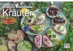 Cover-Bild zum Titel 'DUMONTS Aromatische Kräuter 2026 - Broschürenkalender - Wandkalender - mit Rezepten und Texten - Format 42 x 29 cm' von ''