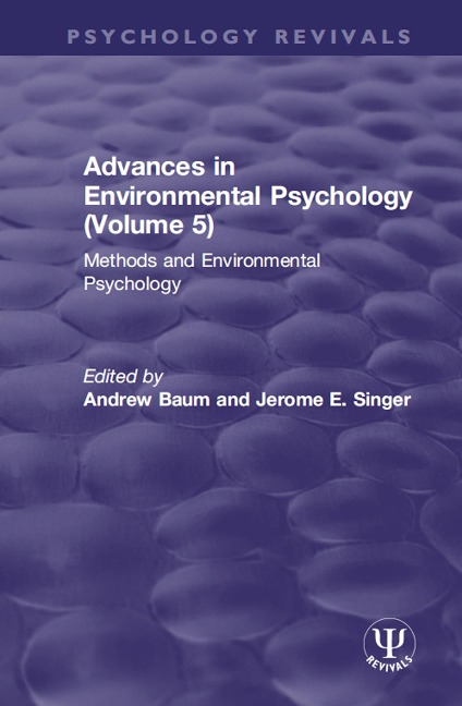 Advances in Environmental Psychology (Volume 5) - 