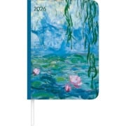 Lady Journal Monet 2026 - Taschenkalender A6 (10,7x15,2 cm) - Weekly - 192 Seiten - Notiz-Buch - Termin-Planer - Alpha Edition - 