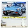 Jaguar E-Type Memorial (hochwertiger Premium Wandkalender 2025 DIN A2 quer), Kunstdruck in Hochglanz - Arie Wubben