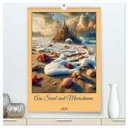 Cover-Bild zum Titel 'Aus Sand und Meerschaum! (hochwertiger Premium Wandkalender 2026 DIN A2 hoch), Kunstdruck in Hochglanz' von 'Harald Laier'