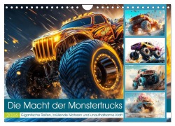 Cover-Bild zum Titel 'Die Macht der Monstertrucks (Wandkalender 2026 DIN A4 quer), CALVENDO Monatskalender' von 'Steffen Gierok-Latniak'