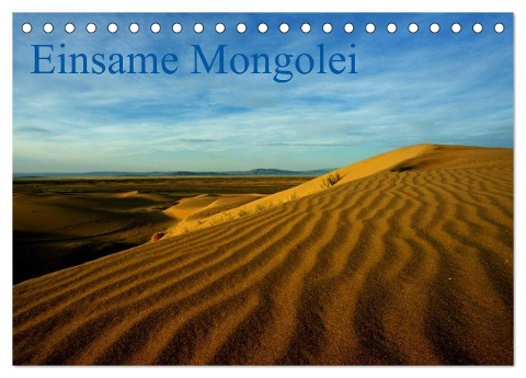 Einsame Mongolei (Tischkalender 2025 DIN A5 quer), CALVENDO Monatskalender - Thomas Wechsler