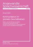Cover-Bild zum Titel 'Kommunikation im globalen Geschäftsleben' von 'Richard Glahn'