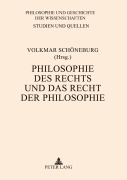 Cover-Bild zum Titel 'Philosophie des Rechts und das Recht der Philosophie' von ''
