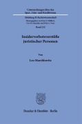 Cover-Bild zum Titel 'Insiderverbotsverstöße juristischer Personen' von 'Leo Marchlowitz'