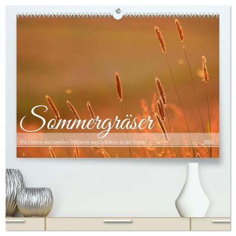 Sommergräser (hochwertiger Premium Wandkalender 2024 DIN A2 quer), Kunstdruck in Hochglanz - Daniela Tapper
