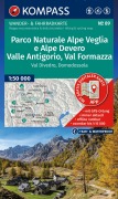 Cover-Bild zum Titel 'KOMPASS Wanderkarte 89 Parco Naturale Alpe Veglia e Alpe Devero, Valle Antigorio, Val Formazza, Val Divedro, Domodossola 1:50.000' von ''