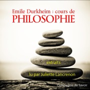 Cover-Bild zum Titel 'Durkheim : Cours de philosophie' von 'Emile Durkheim'