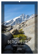 Cover-Bild zum Titel 'Bergwelten Wandkalender (Wandkalender 2026 DIN A2 hoch), CALVENDO Monatskalender' von 'Fotografin Miriam Schwarzfischer'