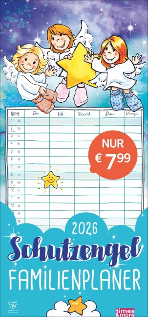 times&more Schutzengel Familienplaner 2026 - 