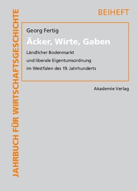 Äcker, Wirte, Gaben - Georg Fertig