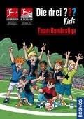 Cover-Bild zum Titel 'Die drei ??? Kids, Team Bundesliga (drei Fragezeichen Kids)' von 'Boris Pfeiffer'