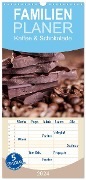 Familienplaner 2024 - Kaffee & Schokolade mit 5 Spalten (Wandkalender, 21 x 45 cm) CALVENDO - Nailia Schwarz