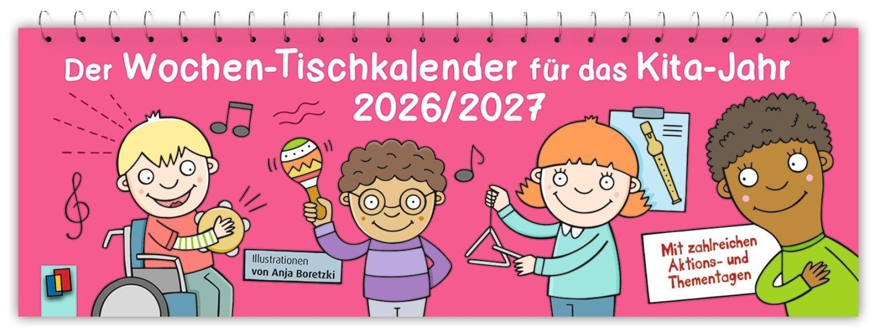 Der Wochen-Tischkalender für das Kita-Jahr 2026/2027 -