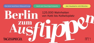 Cover-Bild zum Titel 'Berlin zum Ausflippen' von 'Pia Frey, Lorenz Maroldt, Anke Myrrhe'