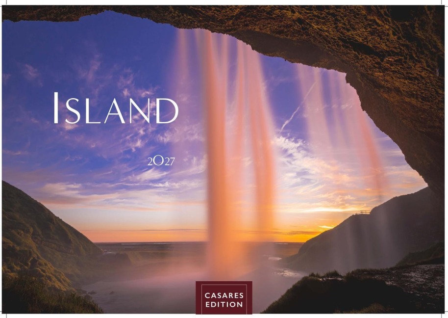 Island Kalender 2027 - Wandkalender | Fotokalender Naturkalender 24x35 cm - Hochwertiger . mit atemberaubenden Island-Landschaften - 