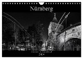 Nürnberg - Ansichten in schwarz und weiß (Wandkalender 2024 DIN A4 quer), CALVENDO Monatskalender - Andreas Bininda
