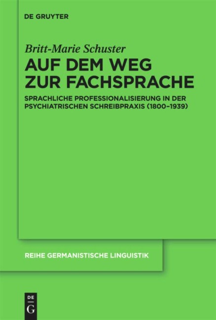 Auf dem Weg zur Fachsprache - Britt-Marie Schuster