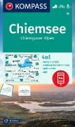 Cover-Bild zum Titel 'KOMPASS Wanderkarte 10 Chiemsee, Chiemgauer Alpen 1:50.000' von ''