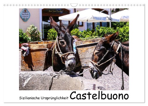 Sizilianische Ursprünglichkeit Castelbuono (Wandkalender 2025 DIN A3 quer), CALVENDO Monatskalender - Gabi Hampe