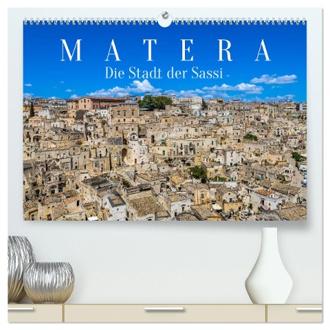 Matera - Die Stadt der Sassi (hochwertiger Premium Wandkalender 2025 DIN A2 quer), Kunstdruck in Hochglanz - Dieter Meyer