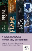 4 kostenlose Romantasy-Leseproben - Julia Dippel, Cristina Haslinger, Magdalena Gammel, Henriette Dzeik
