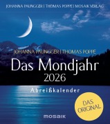 Cover-Bild zum Titel 'Das Mondjahr 2026 - Abreißkalender' von 'Johanna Paungger, Thomas Poppe'