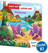 Cover-Bild zum Titel 'Guck mal, schieb mal! Suche und entdecke - Dinosaurier' von ''