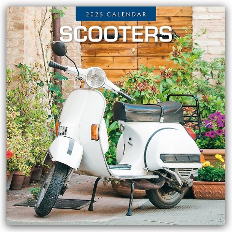 Scooters - Motorroller 2025 - 16-Monatskalender - 