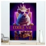 Cover-Bild zum Titel 'Coole Sau - Lustiger Sprüche Kalender mit witzigen Schweinchen (hochwertiger Premium Wandkalender 2026 DIN A2 hoch), Kunstdruck in Hochglanz' von 'Mb Fotografie'