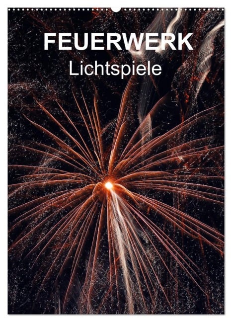 FEUERWERK - Lichtspiele (Wandkalender 2026 DIN A2 hoch), CALVENDO Monatskalender - Reinhard Sock
