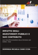 Cover-Bild zum Titel 'IMPATTO DEGLI INVESTIMENTI PUBBLICI E SUO CONTRIBUTO' von 'Dominga Micaela Cano Ccoa'