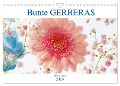 Bunte Gerberas (Wandkalender 2024 DIN A4 quer), CALVENDO Monatskalender - Gisela Kruse