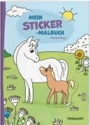 Cover-Bild zum Titel 'Mein Sticker-Malbuch. Pferde & Ponys' von ''