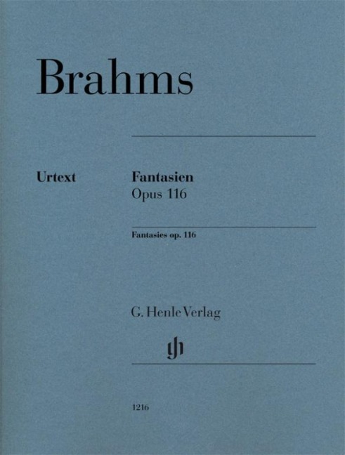 Fantasien op. 116 für Klavier zu zwei Händen. Revidierte Ausgabe von HN 120 - Johannes Brahms