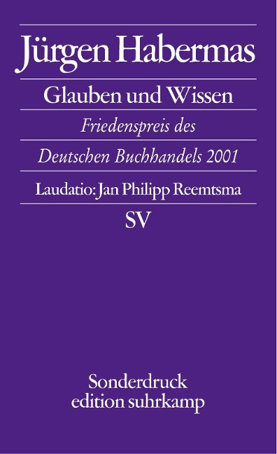 Glaube und Wissen - Jürgen Habermas