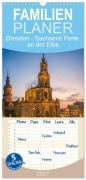 Cover-Bild zum Titel 'Familienplaner 2027 - Dresden - Sachsens Perle an der Elbe mit 5 Spalten (Wandkalender, 21 x 45 cm) CALVENDO' von 'Thomas Bugdoll'